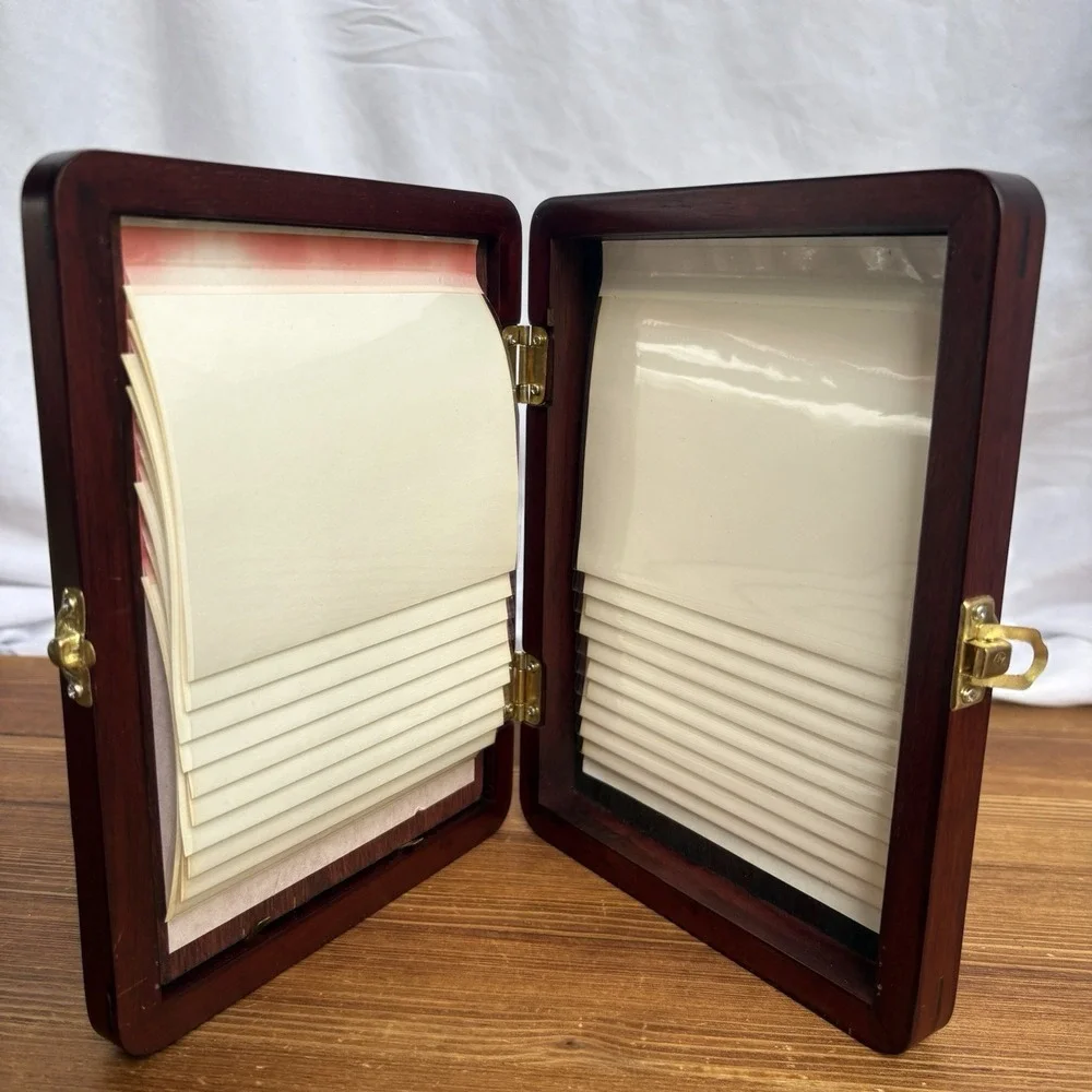 Burnes State Street Collection Wood 5x7 Photo Frame Album Holds 40 Photos